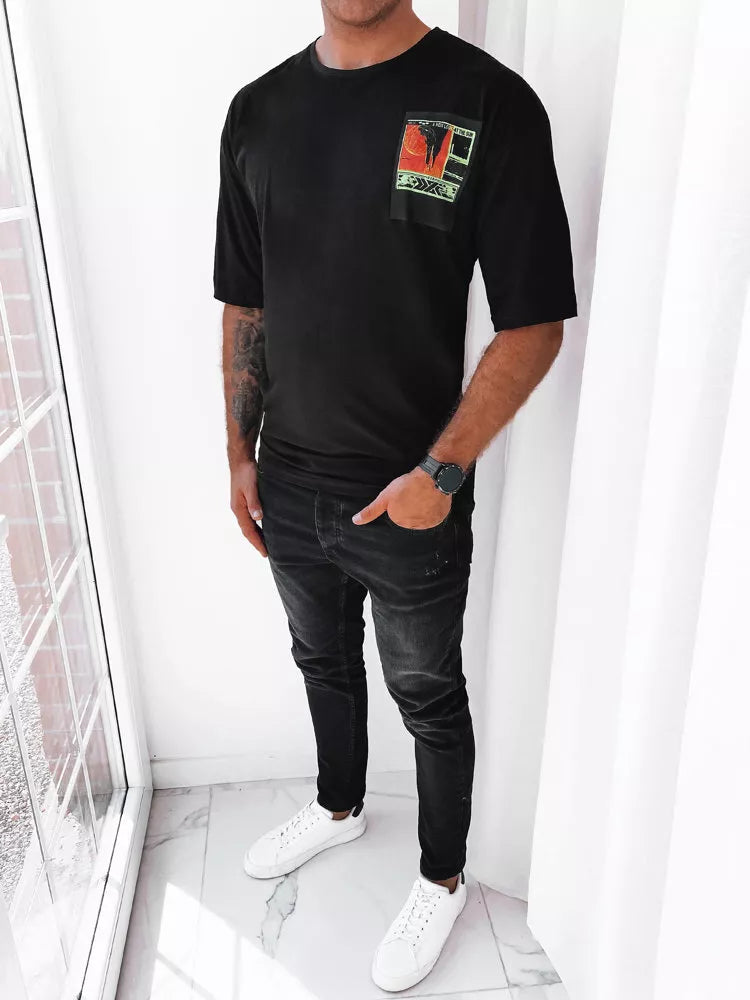 Melns T-krekls Metor