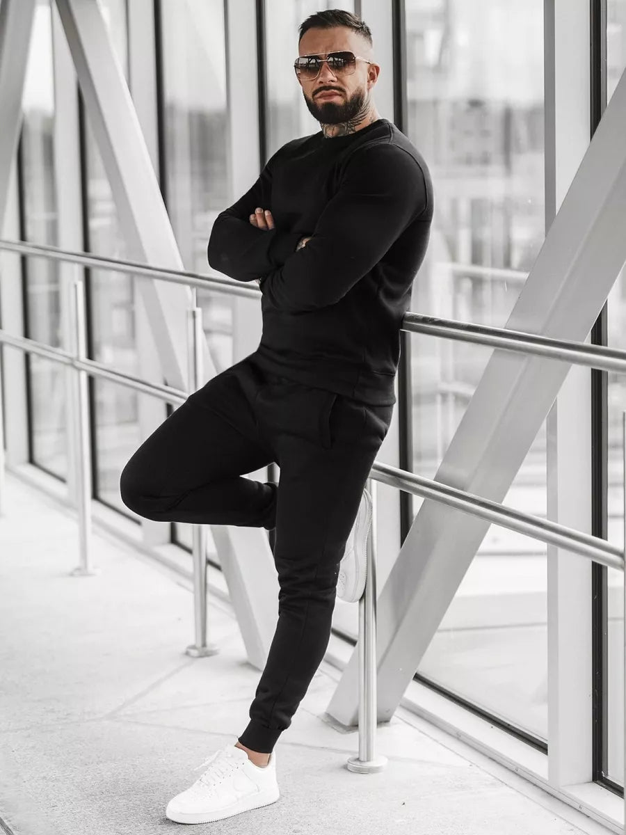 Melns vīriešu treniņtērps Dynoro