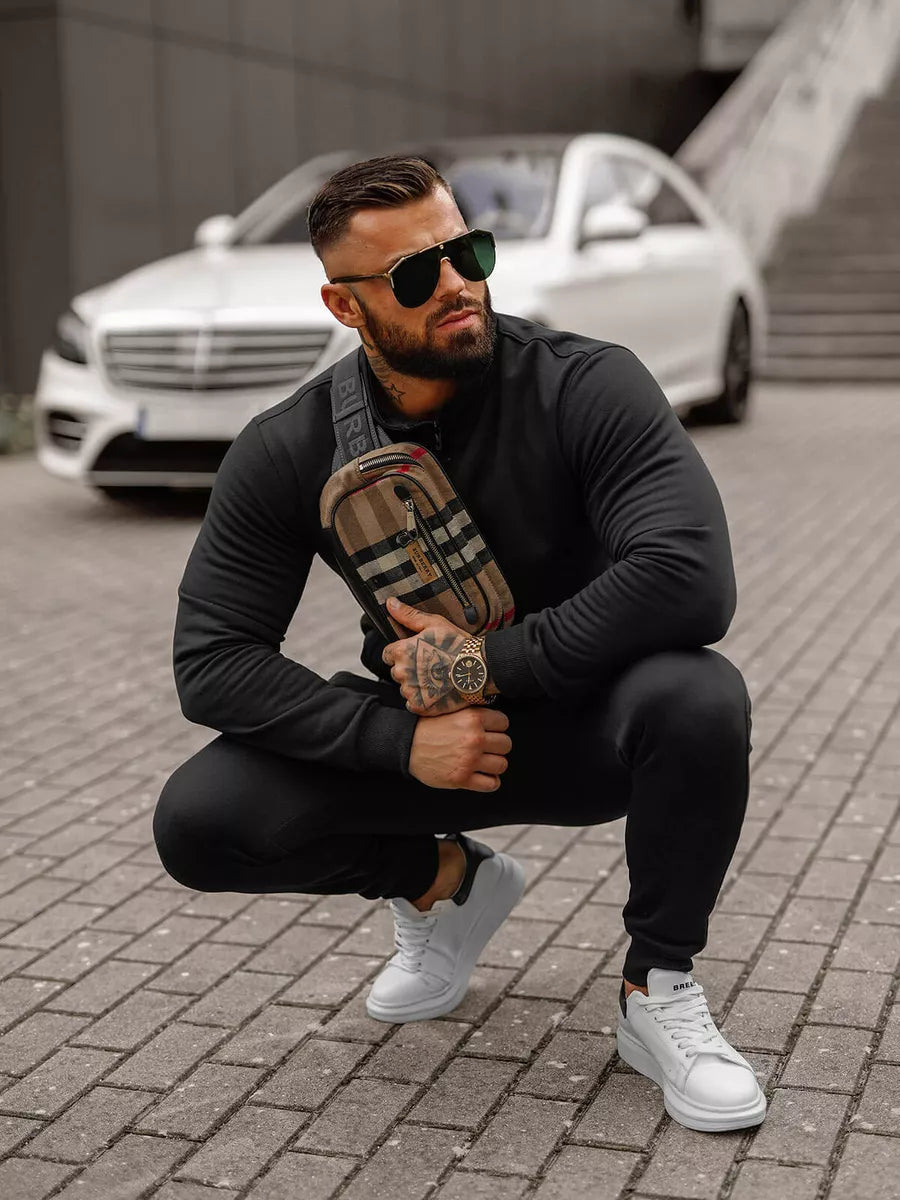 Melns vīriešu sporta tērps Armin.