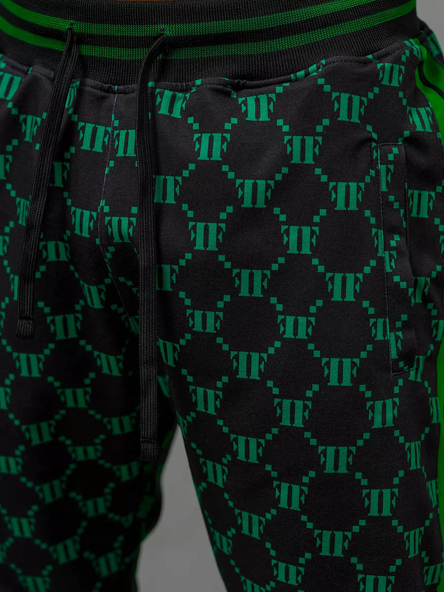 Melnzaļš vīriešu uzvalks Oran