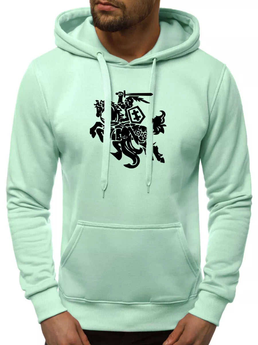 Vīriešu kapuci piparmētru krāsā Vytis