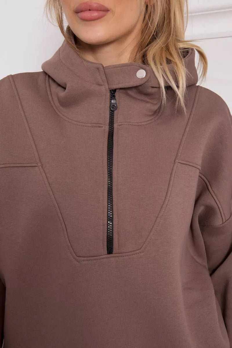 Mokas krāsas džemperis sievietēm Kesi 