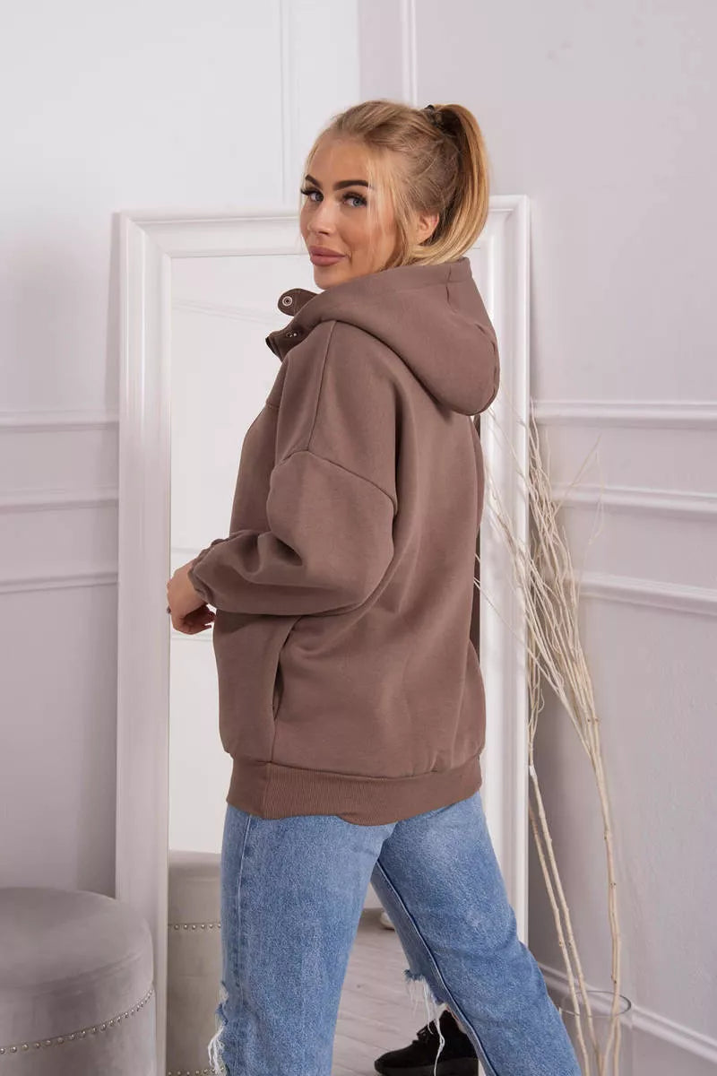 Mokas krāsas džemperis sievietēm Kesi 