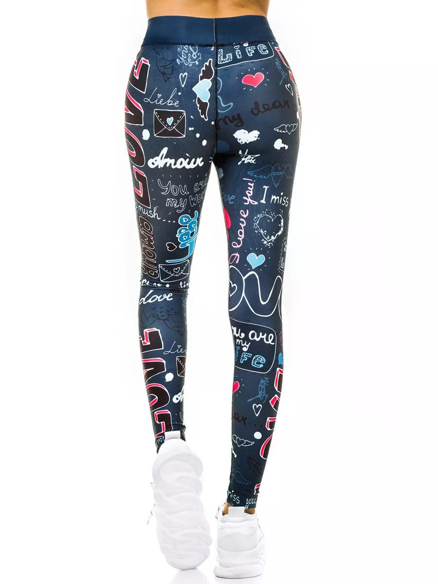Sieviešu indigo legingi Amor