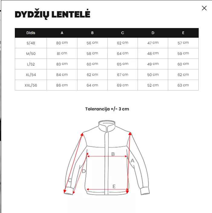 Vīriešu melna ziemas jaka ar izgriezumu