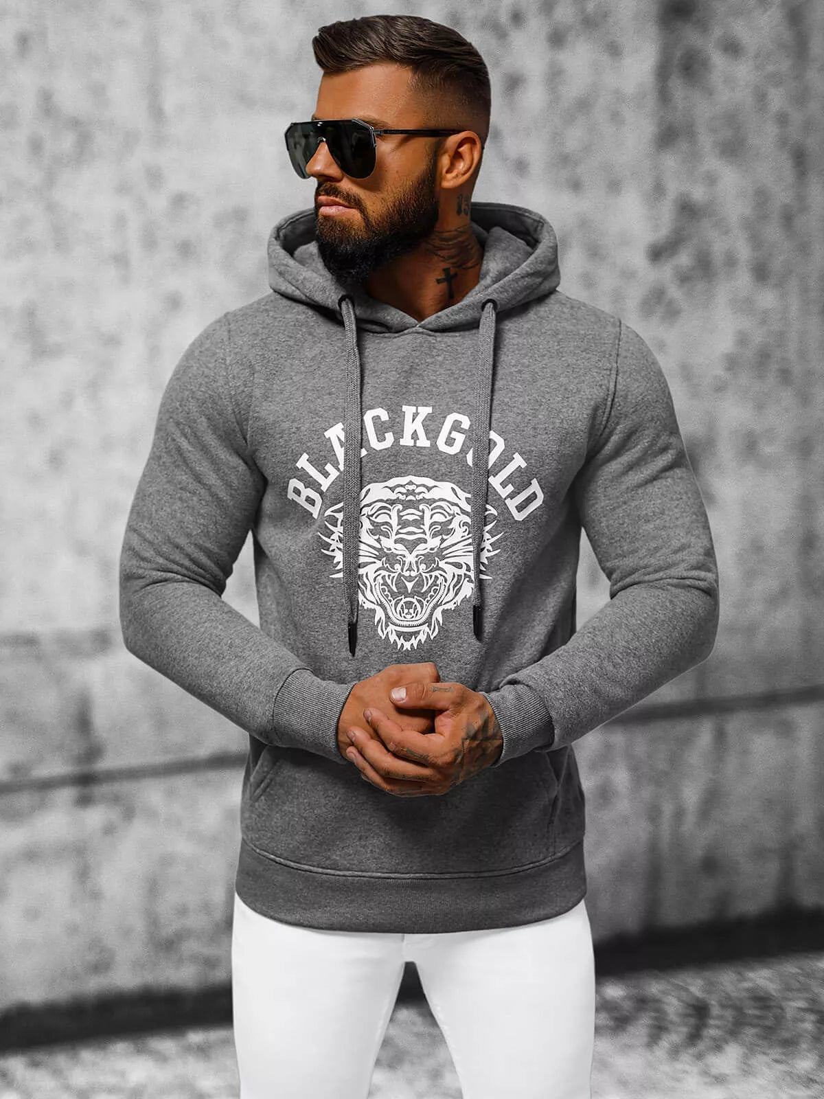 Pelēks džemperis Zelta