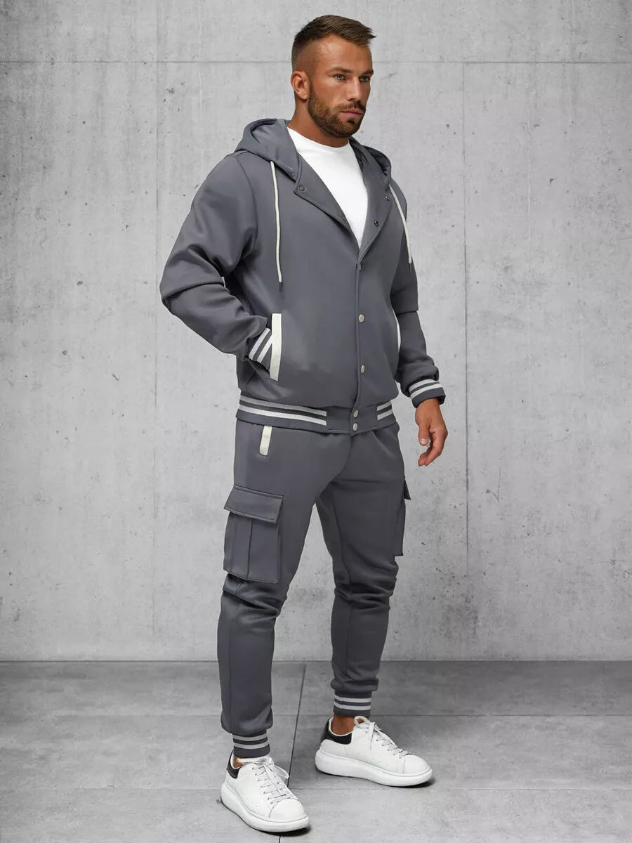 Pelēks vīriešu komplekts Ivan