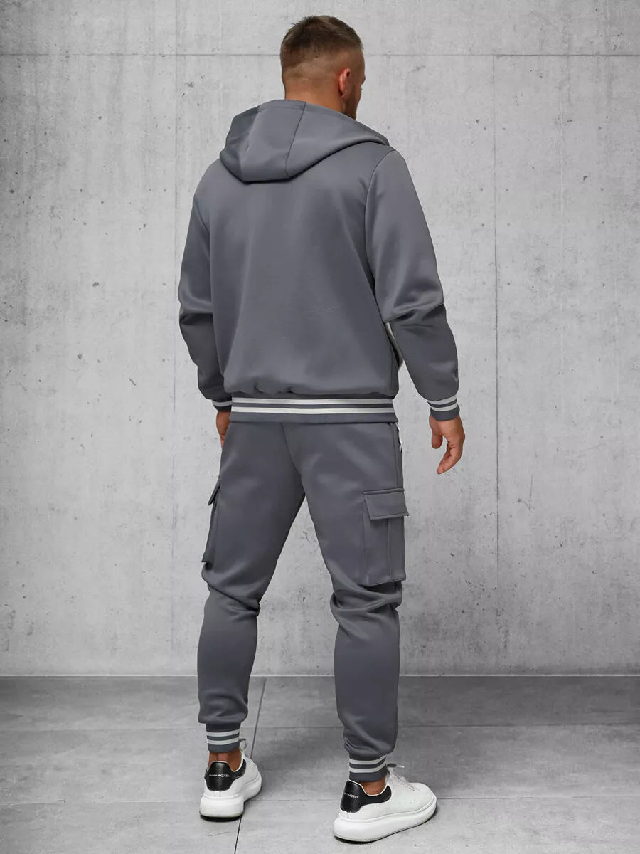 Pelēks vīriešu komplekts Ivan