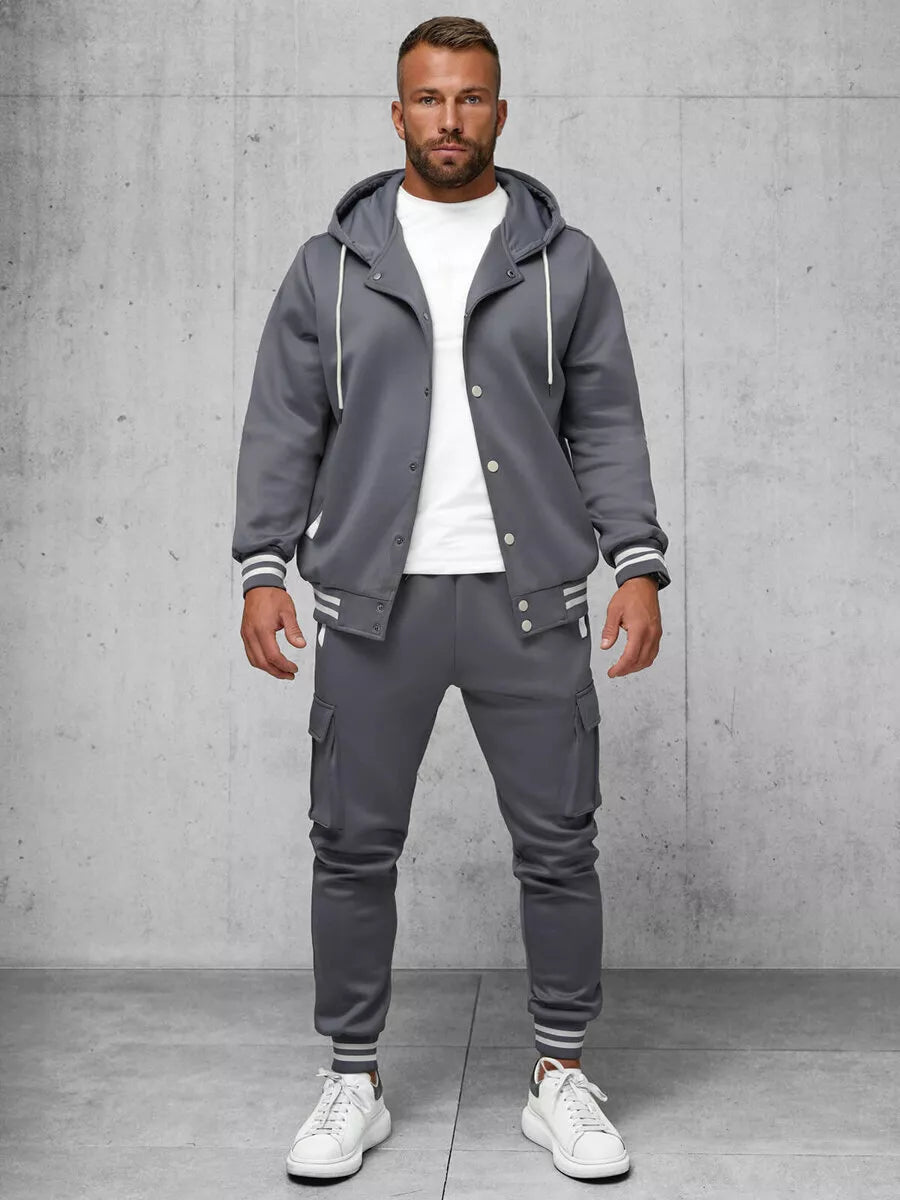 Pelēks vīriešu komplekts Ivan