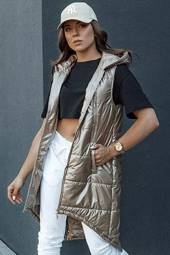 Sieviešu brūna garā veste Meris 