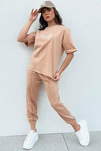 Sieviešu brūns sporta komplekts Change.