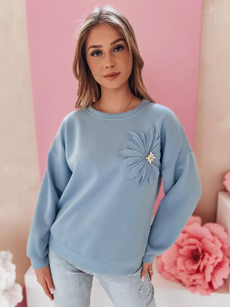 Sieviešu zils džemperis Flori