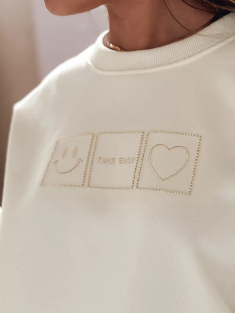 Sieviešu dzeltens džemperis Easy