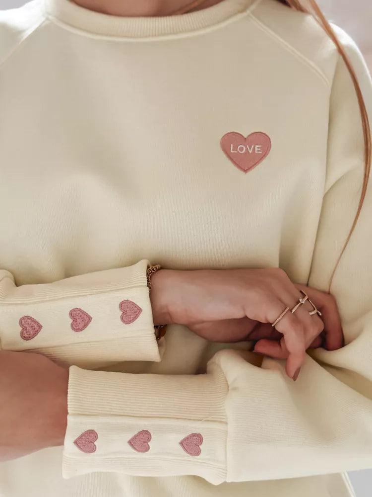 Sieviešu dzeltens džemperis Love