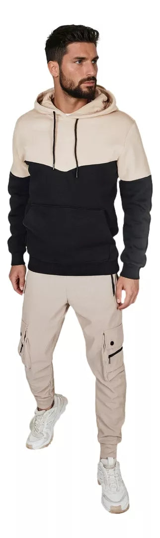 Vīriešu bēšs džemperis Race