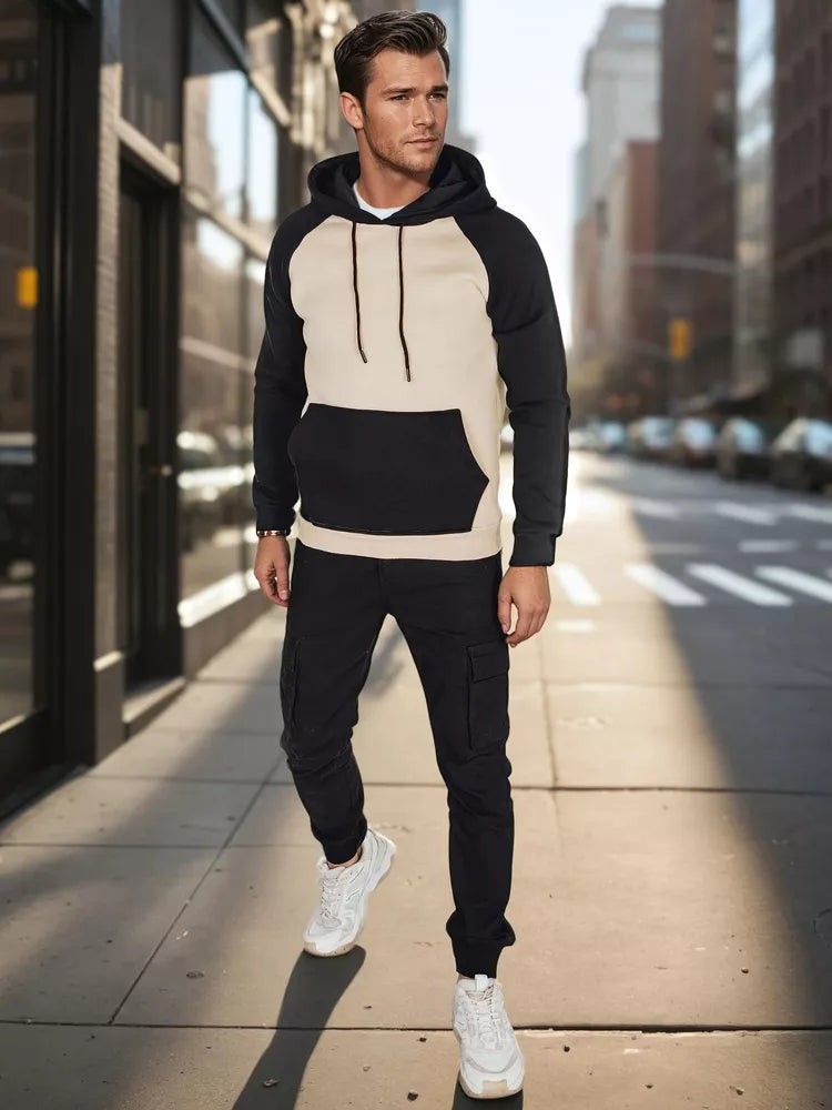 Vīriešu bēšs džemperis Winer