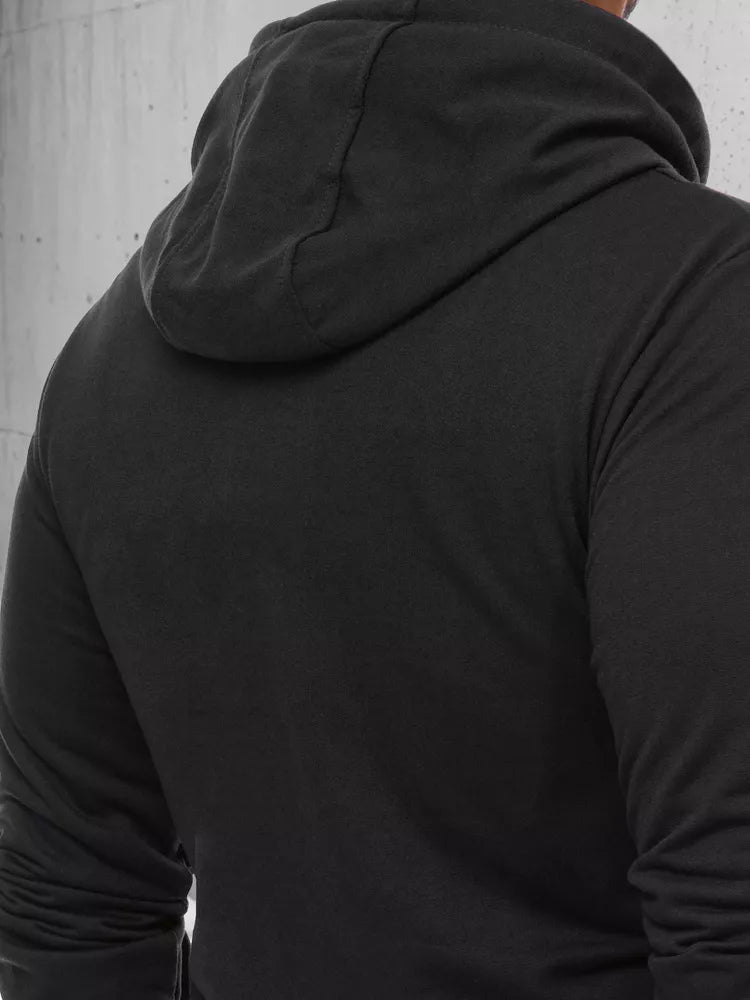 Vīriešu melns džemperis Panda