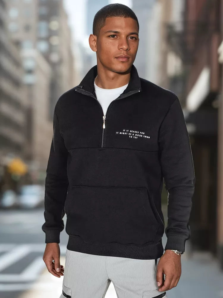 Calvin melns vīriešu džemperis