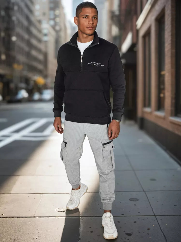 Calvin melns vīriešu džemperis