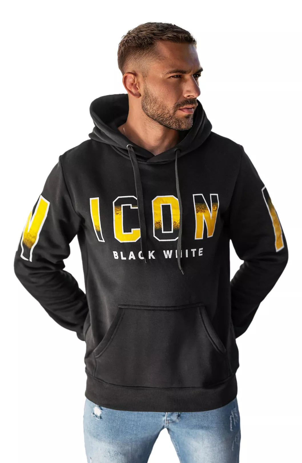 Vyriškas pilkos spalvos džemperis Icon2