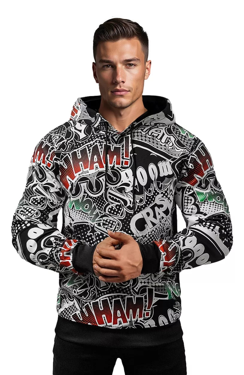 Melns džemperis Ham