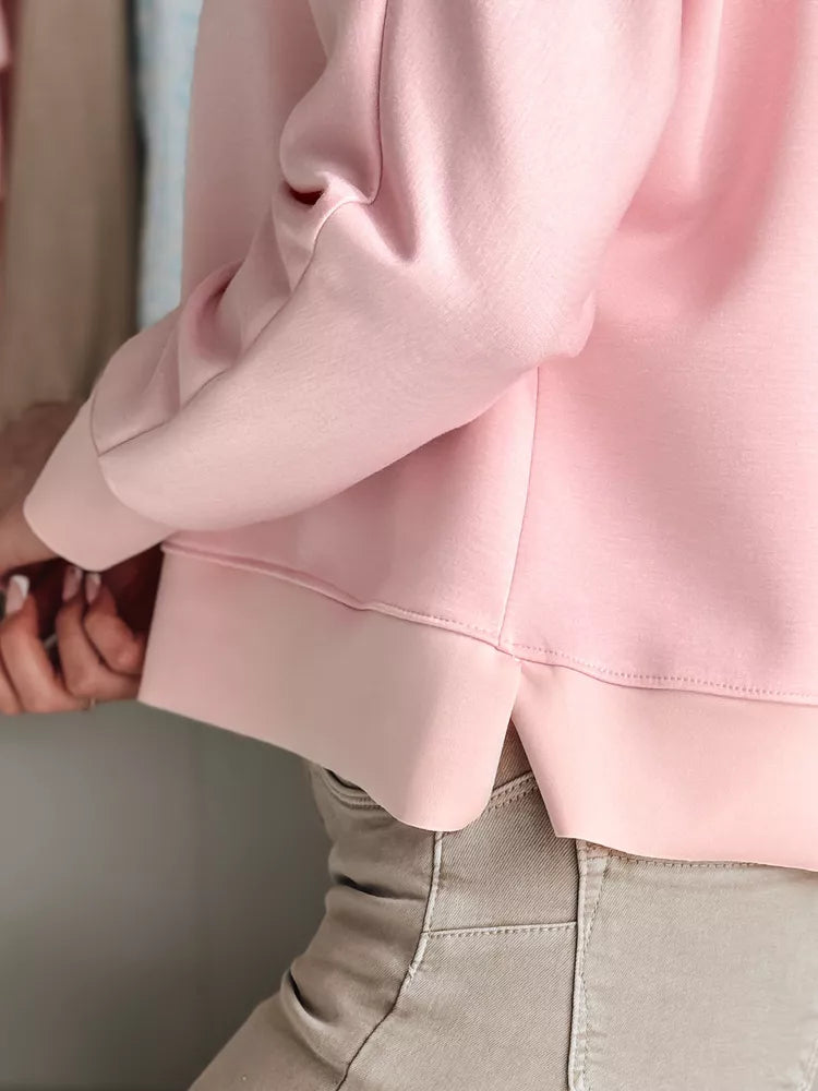 Sieviešu rozā blūze ar kulonu Nubiss 