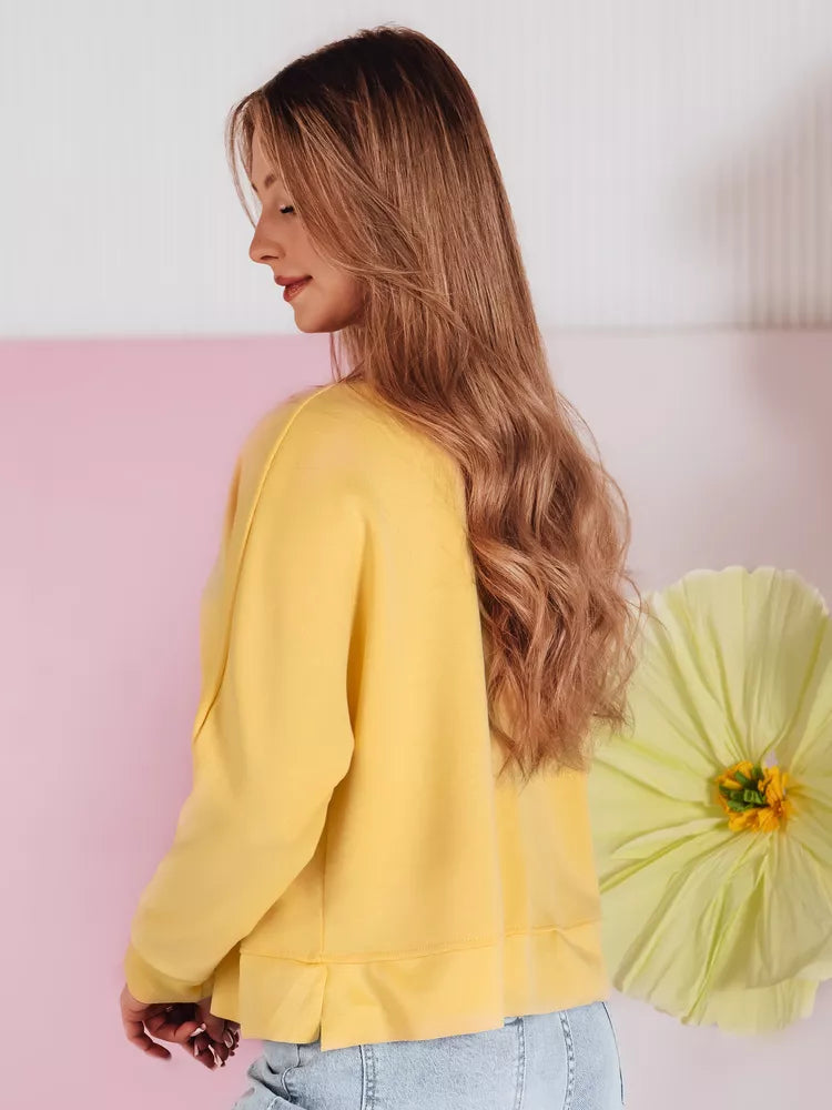 Sieviešu dzeltena blūze ar kulonu Nubiss 