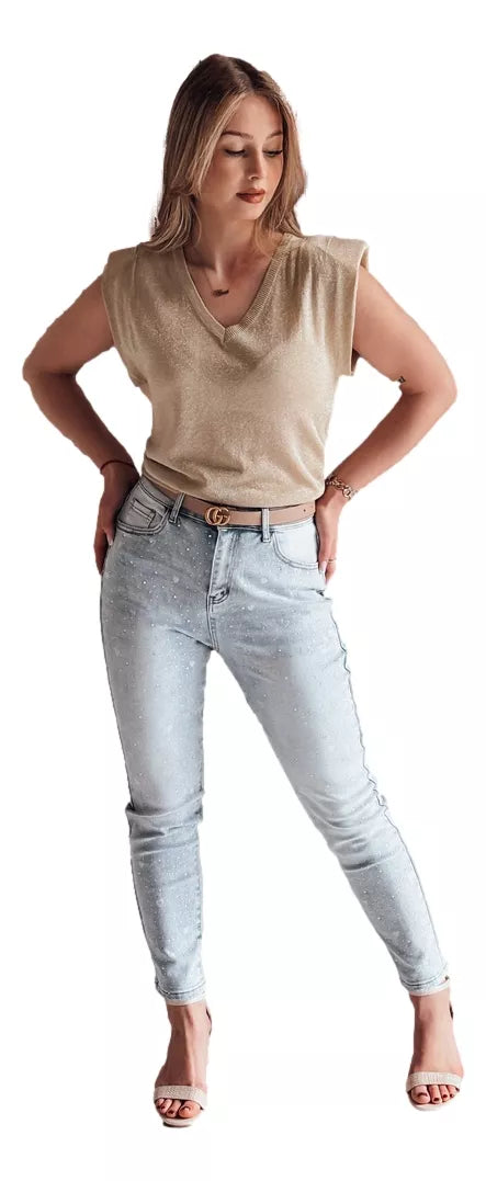 Sieviešu brūna blūze SELFINA