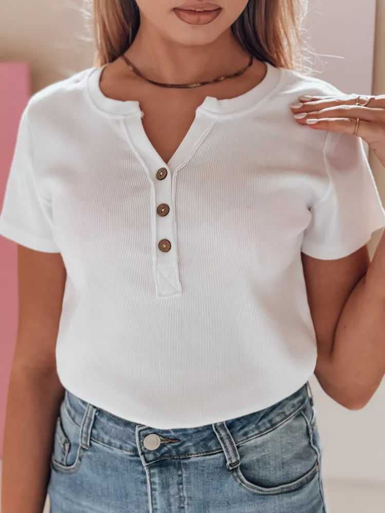 Sieviešu balta blūze Kiss Look