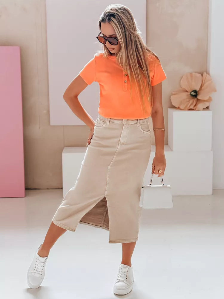 Sieviešu oranža blūze Kiss Look