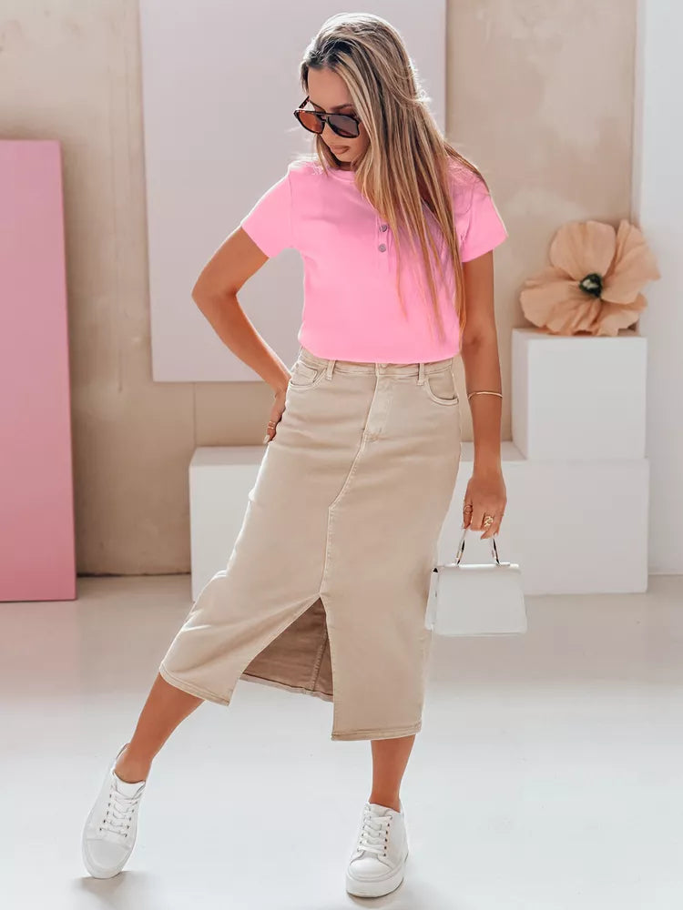 Sieviešu rozā T-krekls Elin