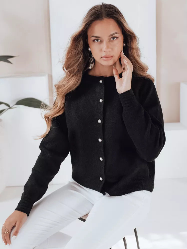 Sieviešu melns džemperis Selin