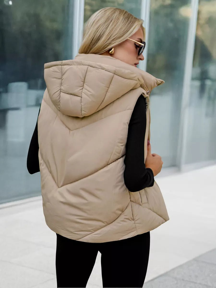 Sieviešu brūna veste Gusti