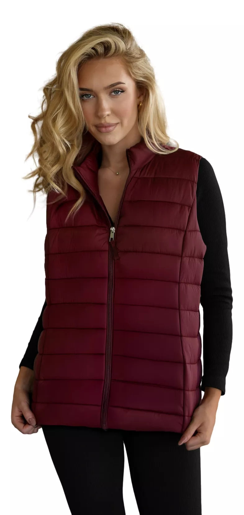 Sieviešu bordo veste Tory