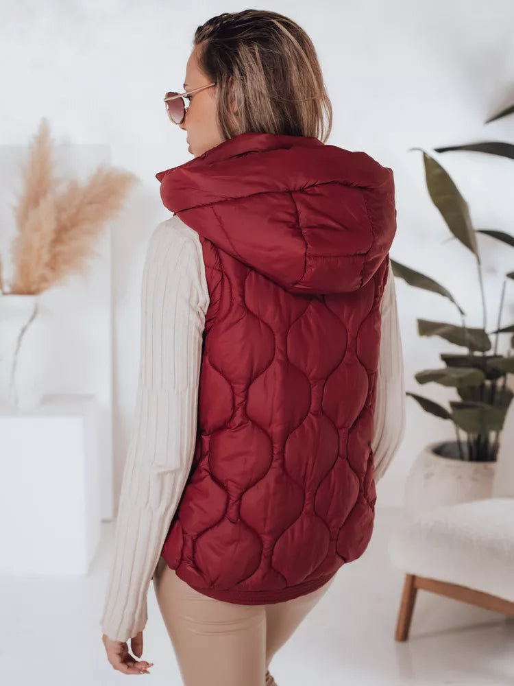 Sieviešu bordo veste Jener