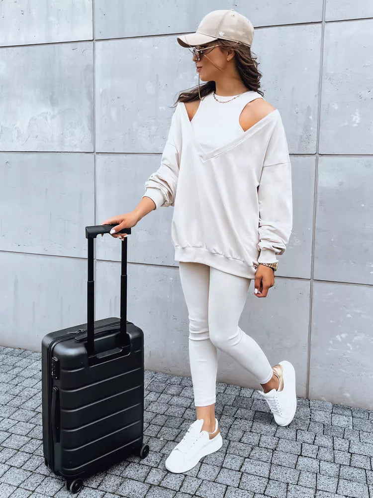 Trīsdaļīgs sieviešu brūns komplekts Astral.