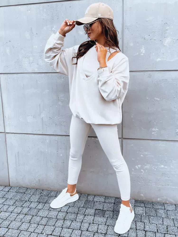 Trīsdaļīgs sieviešu brūns komplekts Astral.