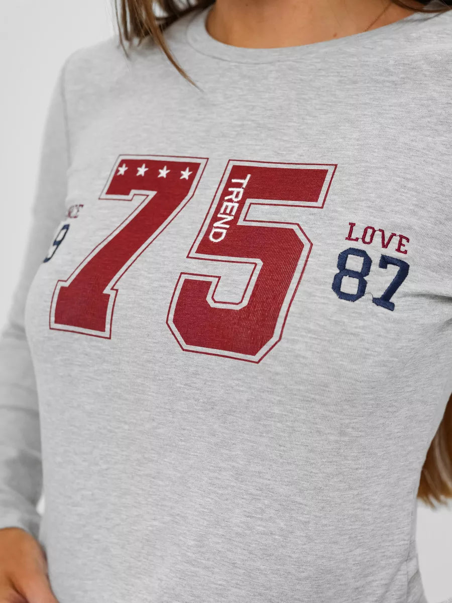 Sieviešu pelēks komplekts 75.