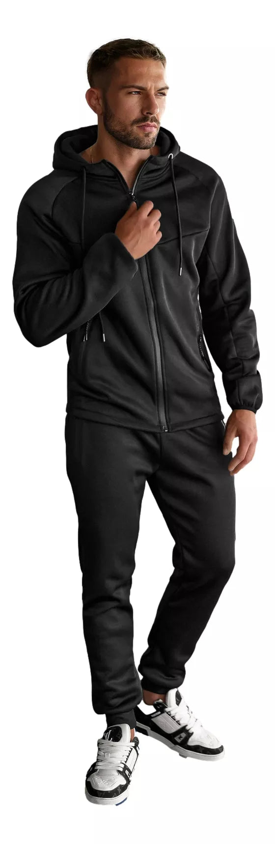 Vīriešu melns uzvalks Gibon