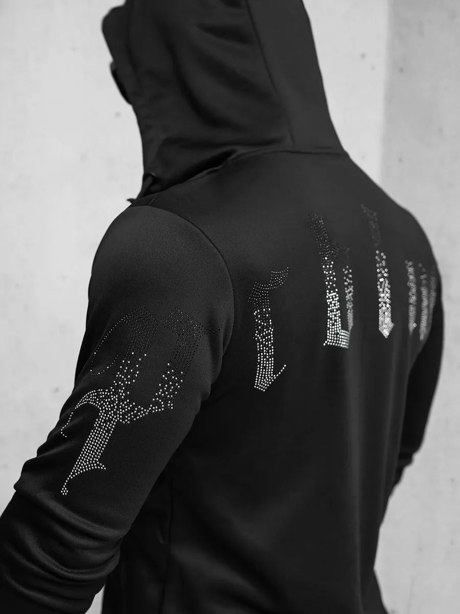 Vīriešu melns brīvā laika kostīms Matin.