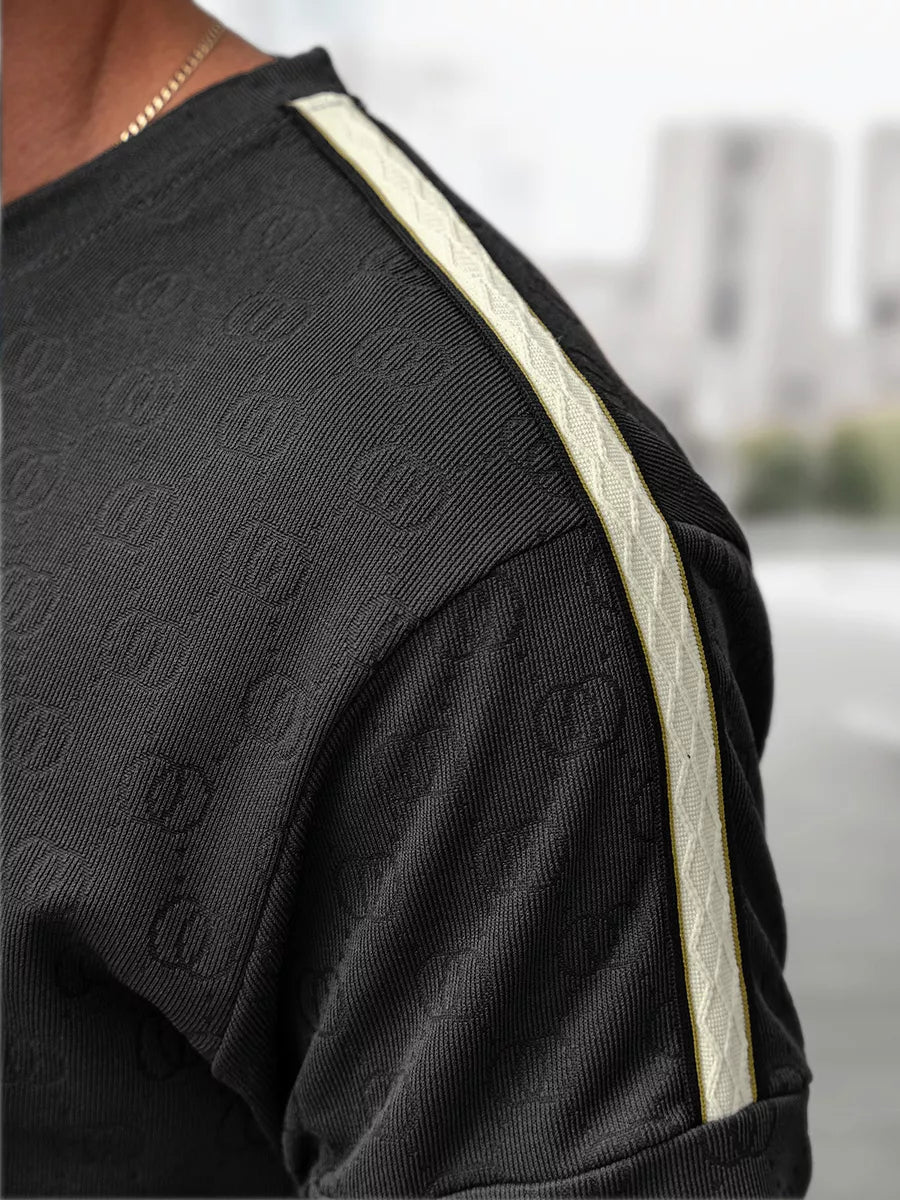 Vīriešu tumši pelēks komplekts What