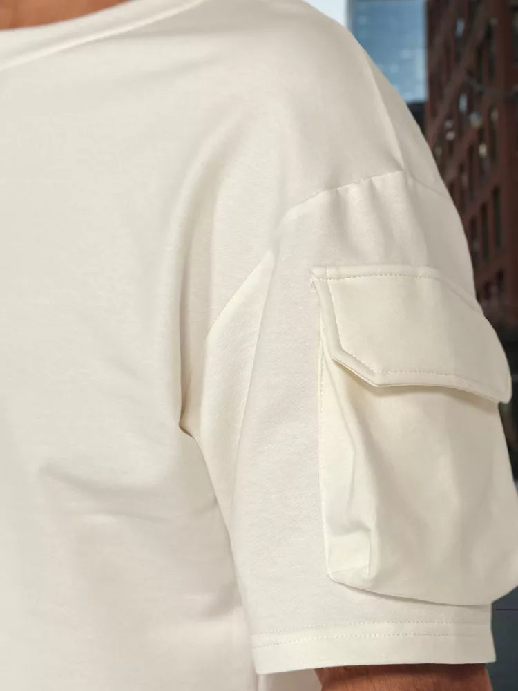 Vīriešu balts sporta komplekts Track