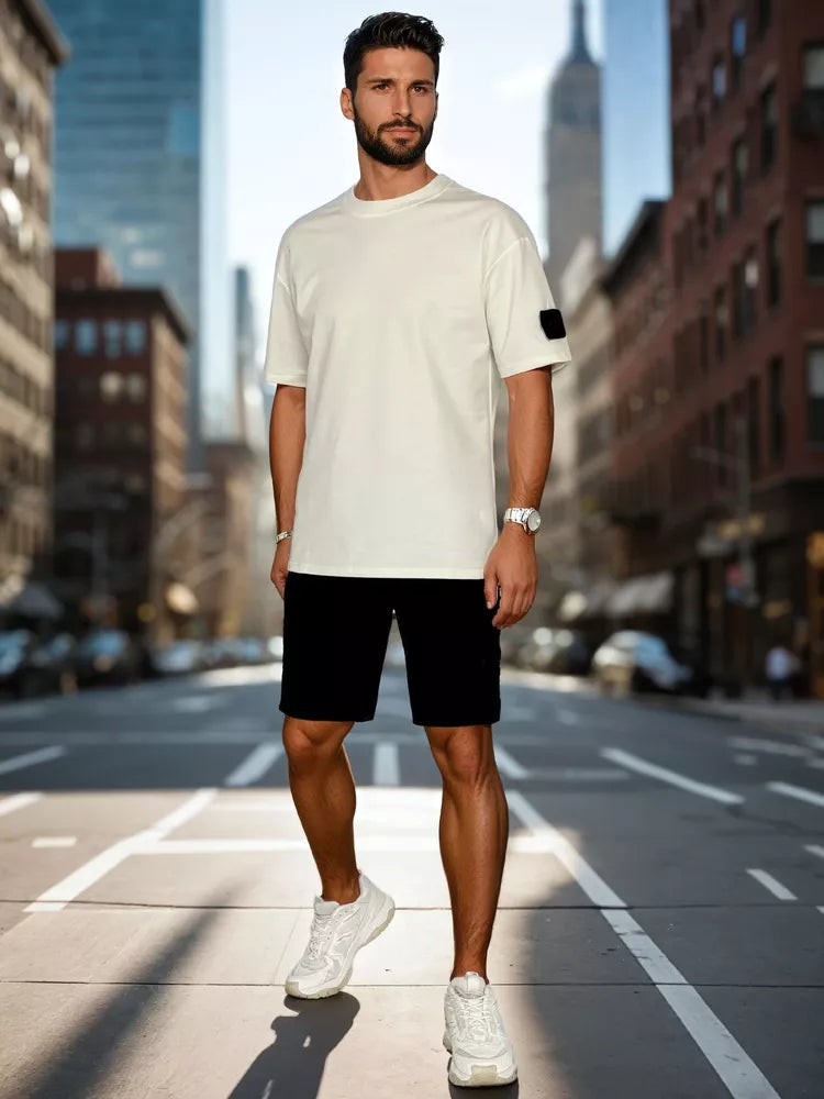 Vīriešu balts komplekts Summer