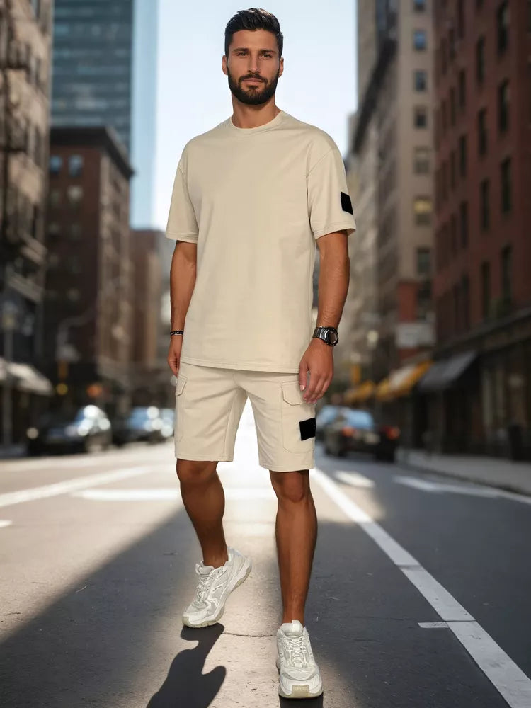 Vīriešu brūns komplekts Summer