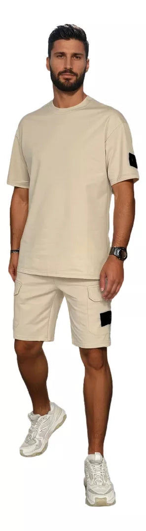 Vīriešu brūns komplekts Summer