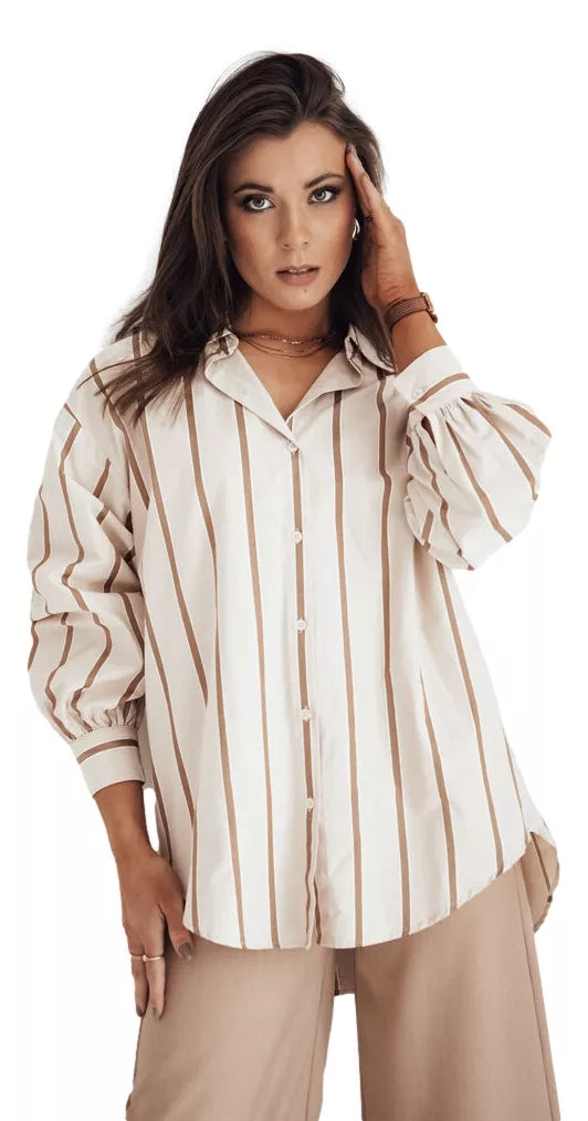 Sieviešu brūns krekls Delun