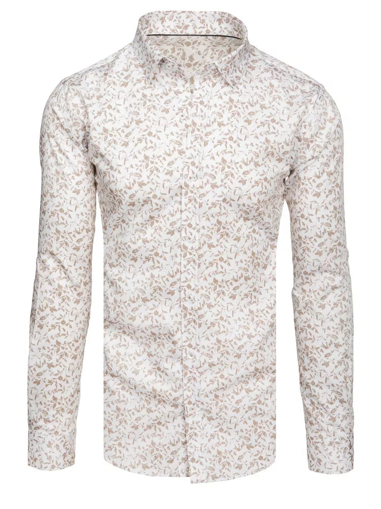 Vīriešu balts krekls Klark