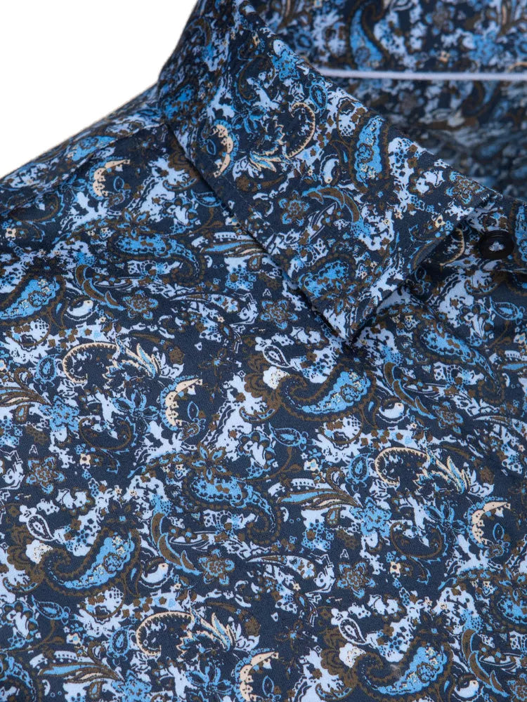 Vīriešu zils krekls Sabast