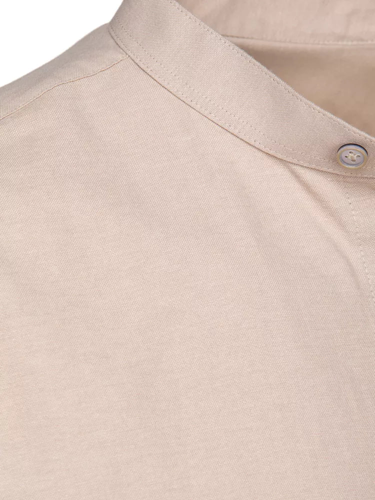 Vīriešu brūns krekls ar garām piedurknēm Prince