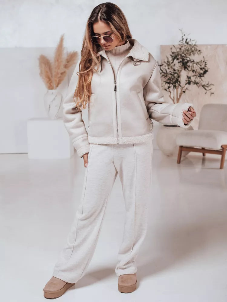 Sieviešu balta jaka Mira